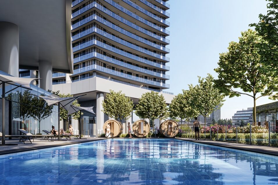 Concord Metrotown - Amenities - Outdoor Pool